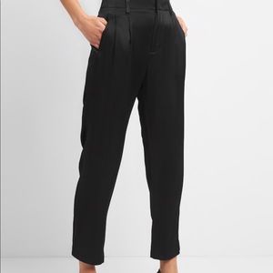 GAP Pleated Trousers in Satin